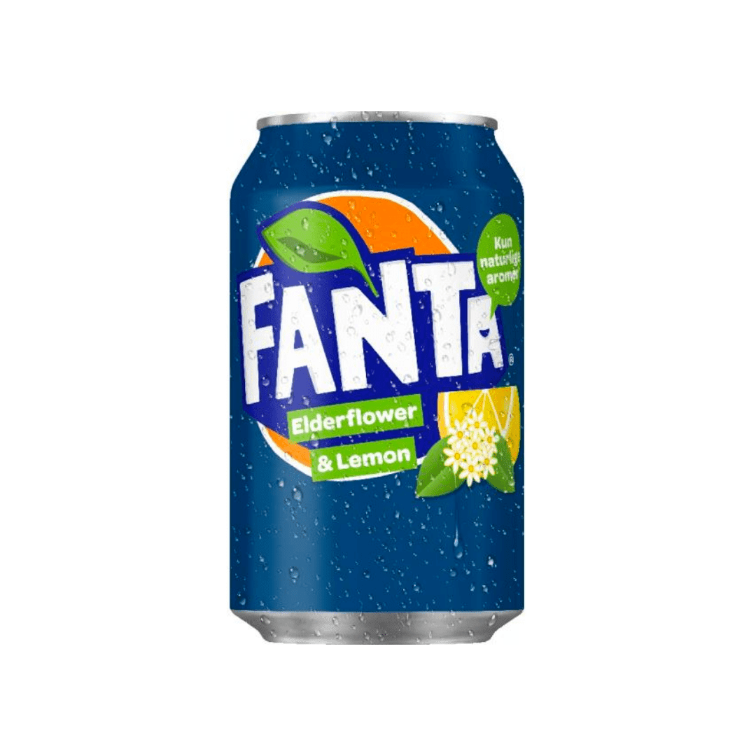 Fanta Elderflower & Lemon Soda Soft Drink - Sweet Joint