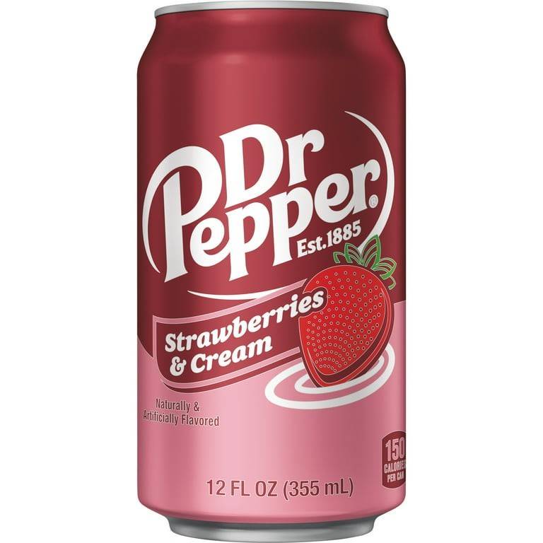 Dr Pepper Strawberries & Cream Soda - Sweet Joint