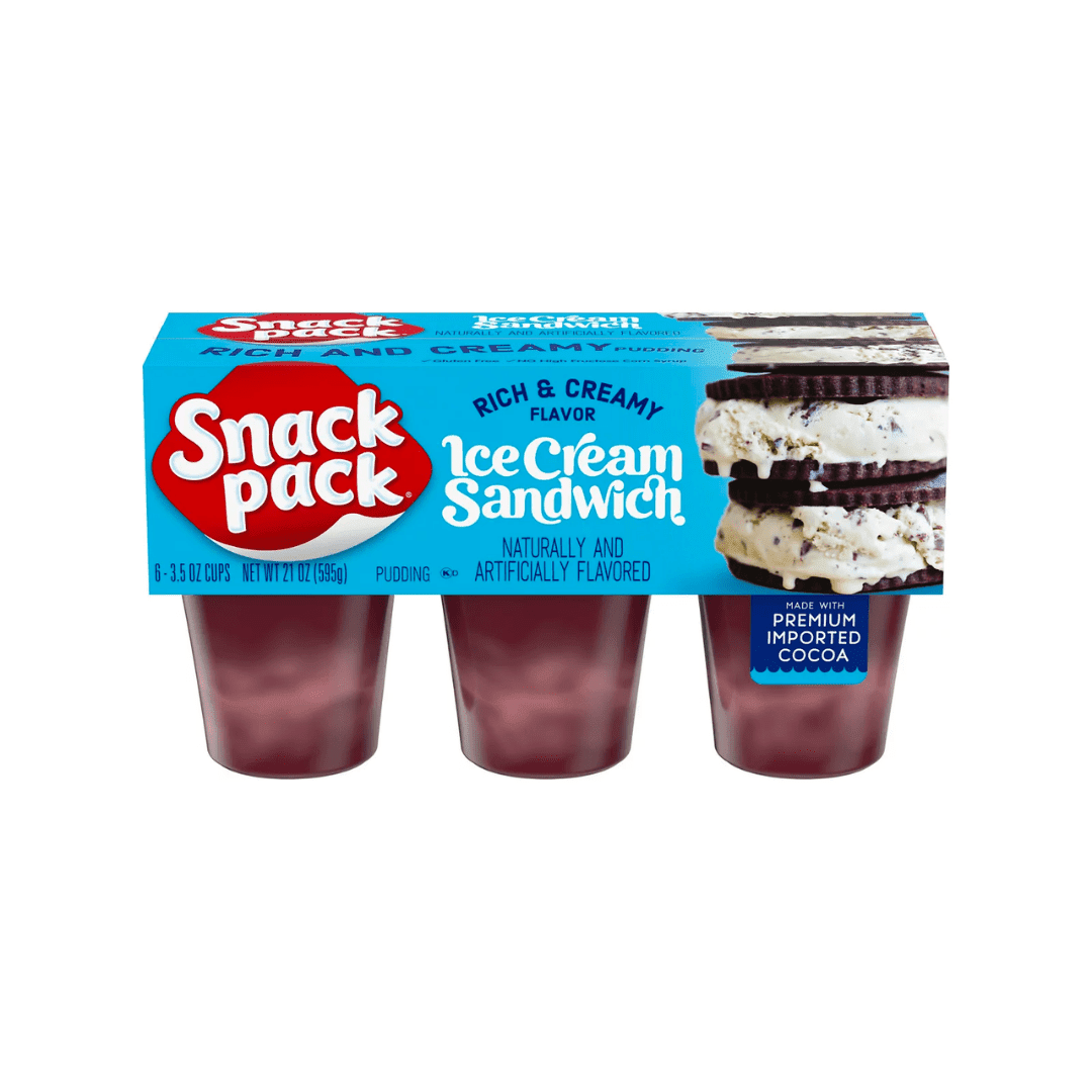 Snack Pk Ice Cream Sandwich 6Pk 3.25Oz - Sweet Joint