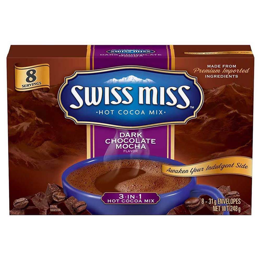 Swiss Miss Hot Cocoa Mix Dark Chocolate Mocha 10 Oz - Sweet Joint