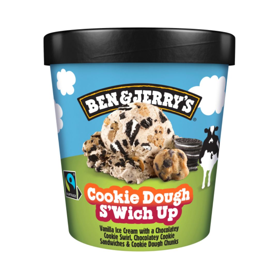 Ben & Jerrys Cookie Dough S'Wich Up 465 Ml - Sweet Joint