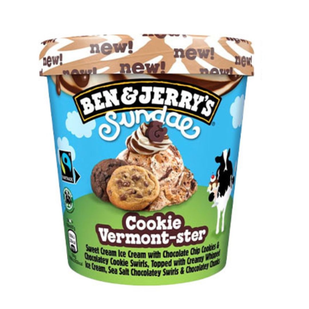 Ben & Jerrys Cookie Vermons 427 Ml - Sweet Joint