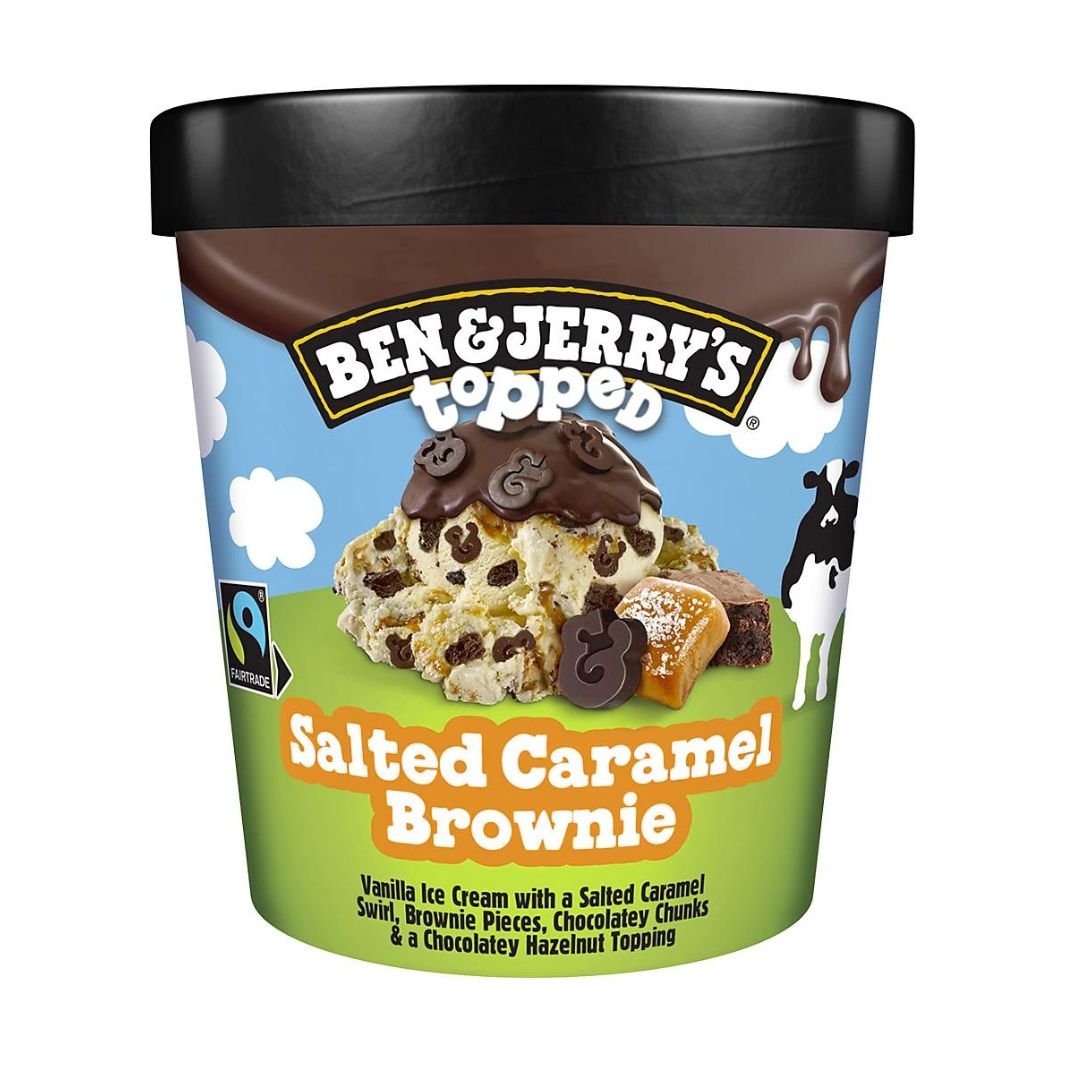Ben & Jerrys Topped Salted Caramel 438 Ml - Sweet Joint