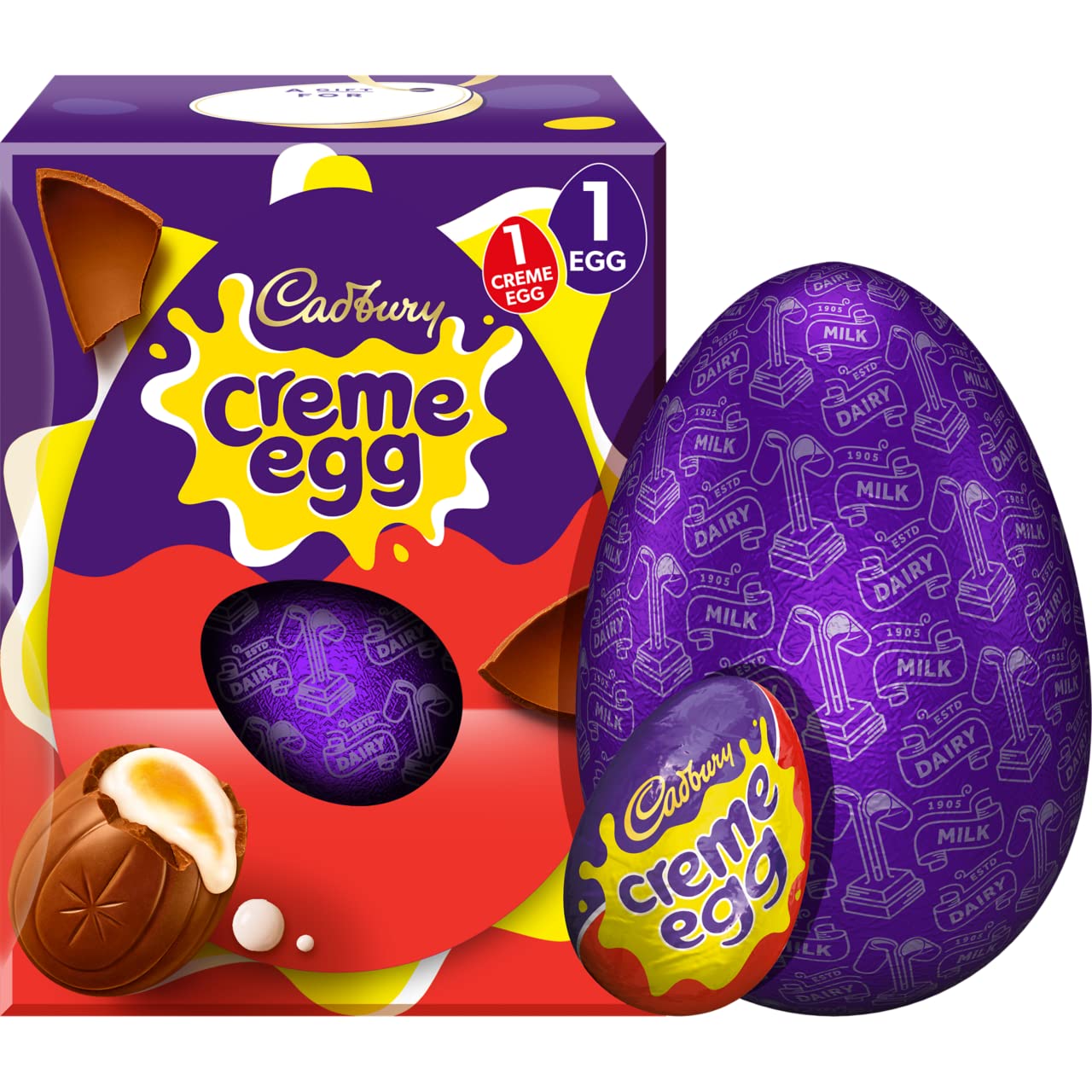 Cadbury Creme Egg Large Egg 195 gr - Sweet Joint