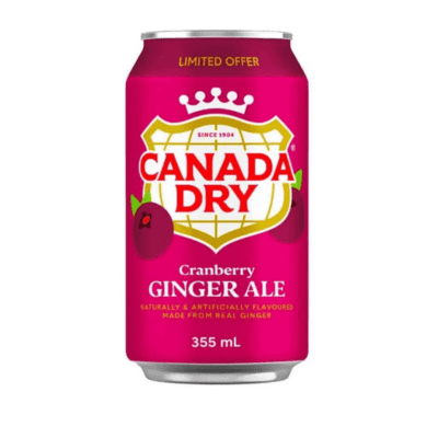 Canada Dry Cranberry Ginger Ale 330Ml - Sweet Joint