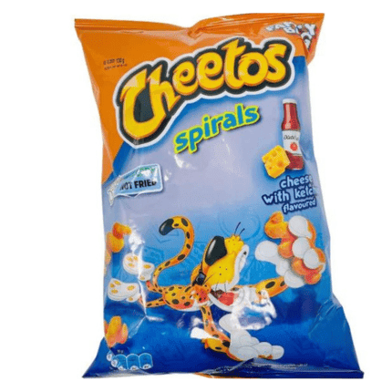 Cheetos Spirals Cheese with Ketchup 130g - Sweet Joint