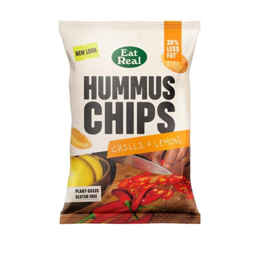 Eat Real Hummus Chilli & Lemon Chips 110 gr - Sweet Joint
