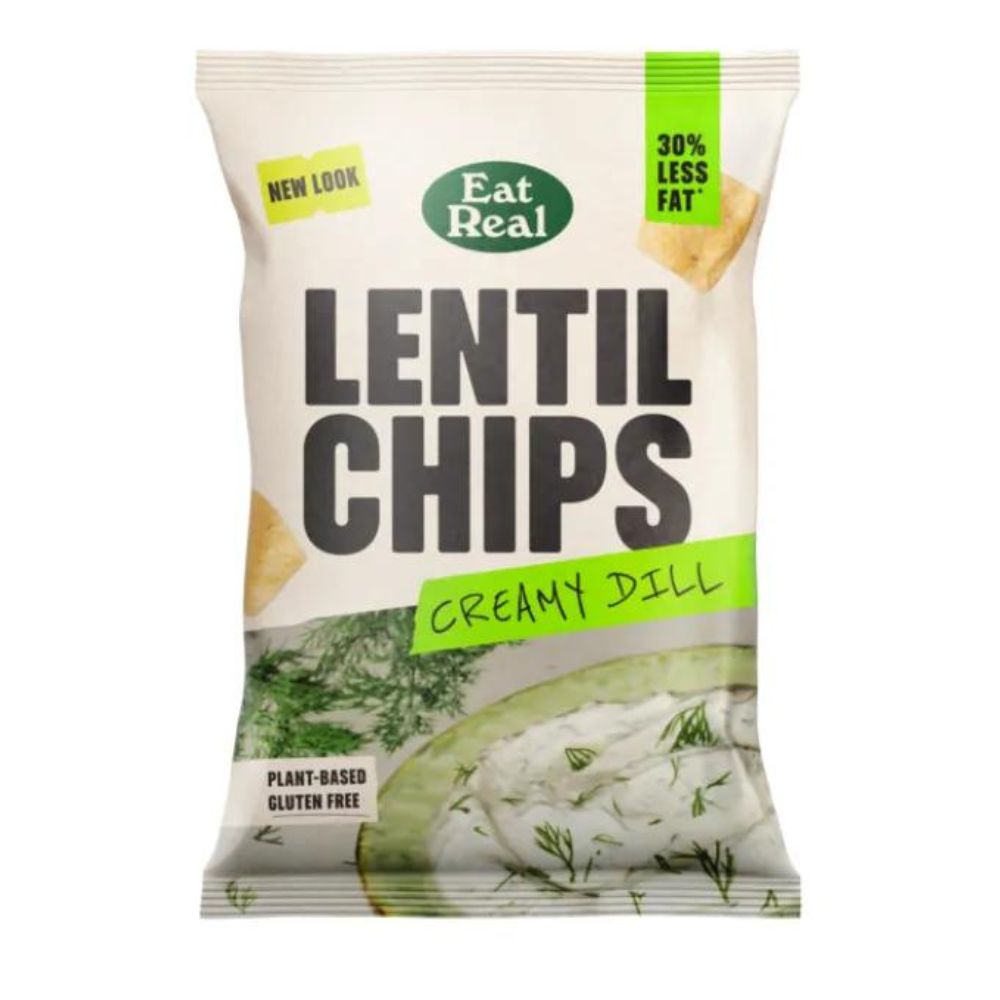 Eat Real Lentil Creamy Dill Chips 95gr - Sweet Joint