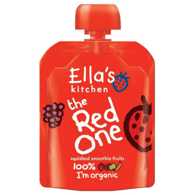 Ellas Kitchen Organic Smoothie Fruit - The Red One 5 X 90 gr
