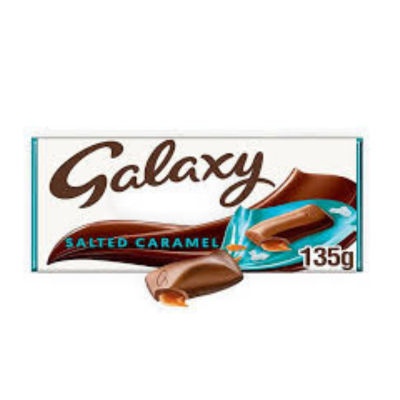 Galaxy Salted Caramel & Milk Chocolate Block 135 gr - Sweet Joint