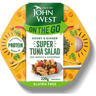 John West On The Go Honey & Ginger Super Tuna Salad 220 gr - Sweet Joint