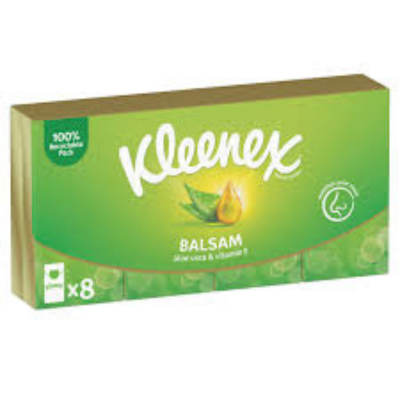 Kleenex Pocket Balsam Aloe Vera 8 pack 9 sh - Sweet Joint