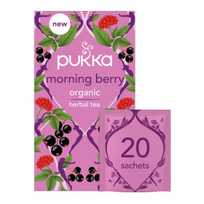 Pukka Organic Morning Berry 20 Herbal Tea Sachets 34 gr - Sweet Joint