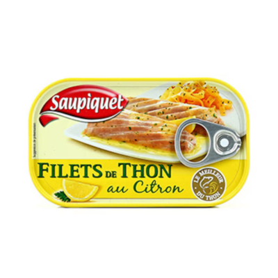 Saupiquet Thon Filet Citron 115 gr - Sweet Joint