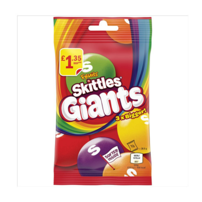 Skittles Treat Giants Fruit PM 116 gr - Sweet Joint