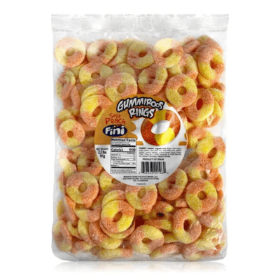 Soft Candy Peach Rings 1kg - Sweet Joint