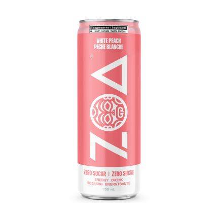 ZOA Energy White Peach 355ml - Sweet Joint