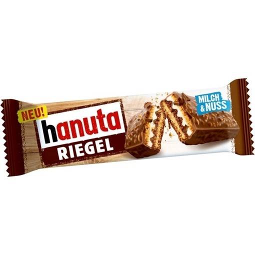 Ferrero Hanuta Riegel Chocolate Covered Wafer Bar 34g - Sweet Joint