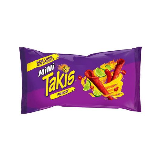 Mini Takis Fuego Hot Chili Pepper And Lime Tortilla Chips 35 g - Sweet Joint
