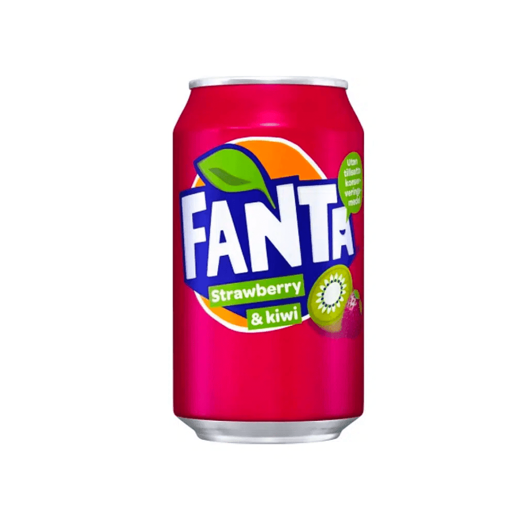 Fanta Strawberry & Kiwi Soda 330ml Can - Sweet Joint