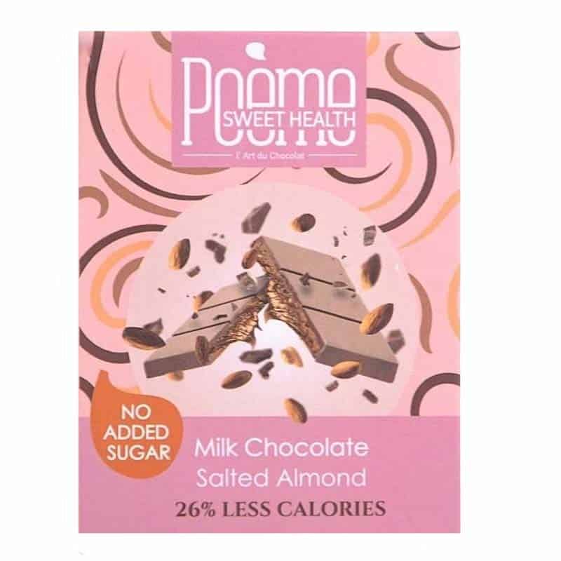 Milk Chocolate Salted Almond Less C. 55g - Sweet Joint