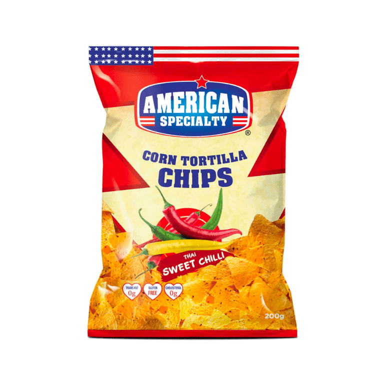 American Specialty Corn Tortilla Thai Sweet Chilli 200g - Sweet Joint