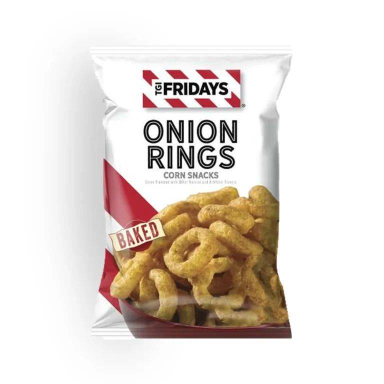 TGI Fridays Onion Rings Corn Snacks Baked 56g - Sweet Joint