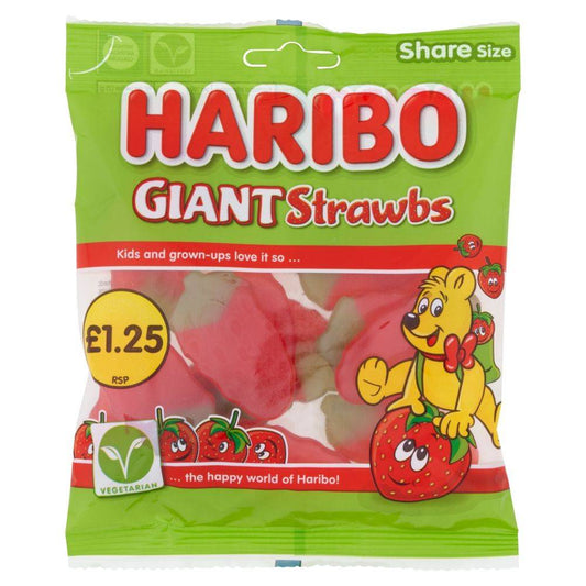 Haribo - Gaint Strawberry 140gr - Sweet Joint