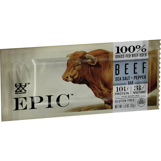Epic Beef Sea Salted + Pepper Beef Jerky - Sweet Joint