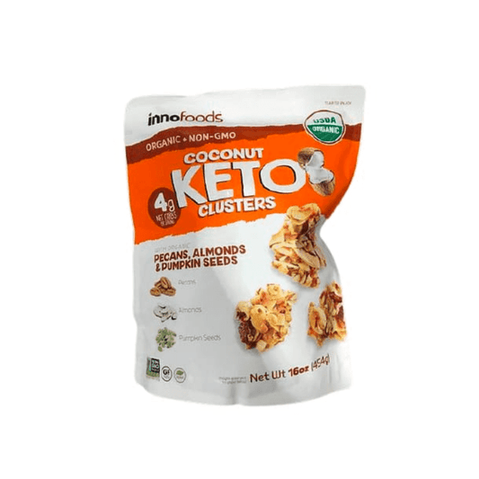 Inno Foods Keto Coconut Clusters With Pecans, Almonds And Pumpkin Seeds - Sweet Joint
