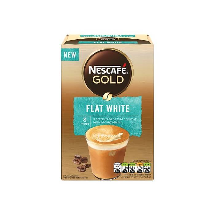Nescafe Cappucino Gold Flat White (8Bags) 100g - Sweet Joint