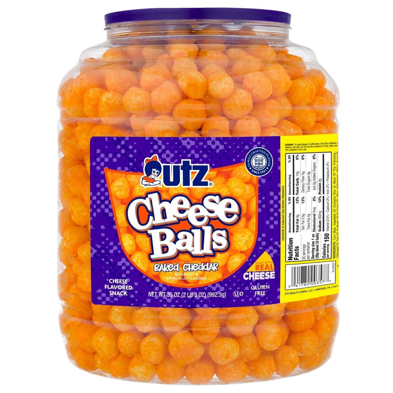 UTZ Cheese Balls 36.5 OZ - Sweet Joint