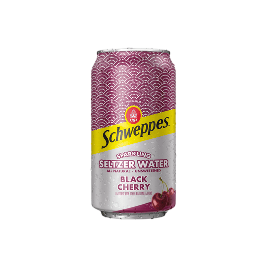 Schweppes Seltzer Balck Cherry 12Oz - Sweet Joint