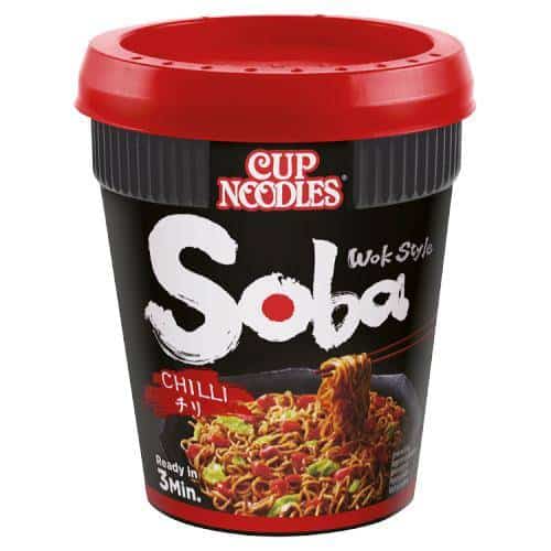 Nissin Soba Cup Chilli Noodles  92 gr - Sweet Joint