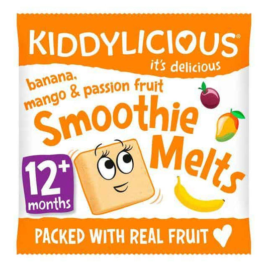 Kiddylicious Smoothie Melts Ban/Mango/Passi 12Months + 6Gr - Sweet Joint