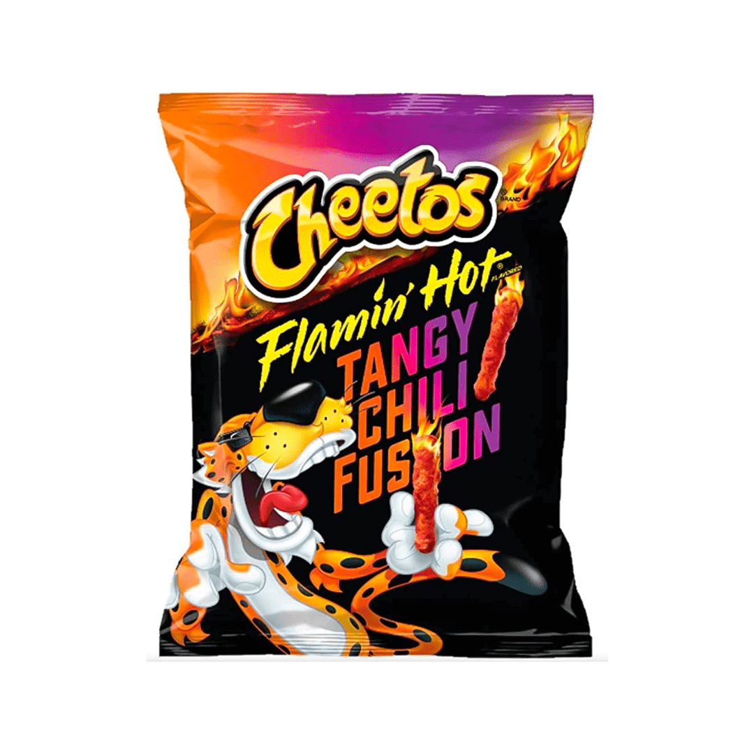 Cheetos Crunchy Flamin Hot Tangy Chili Fusion - Sweet Joint