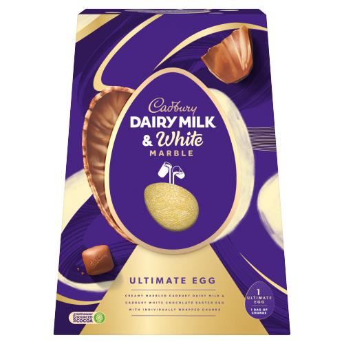 Cadbury Dairy Milk Marble Ultimate Egg 372 gr - Sweet Joint