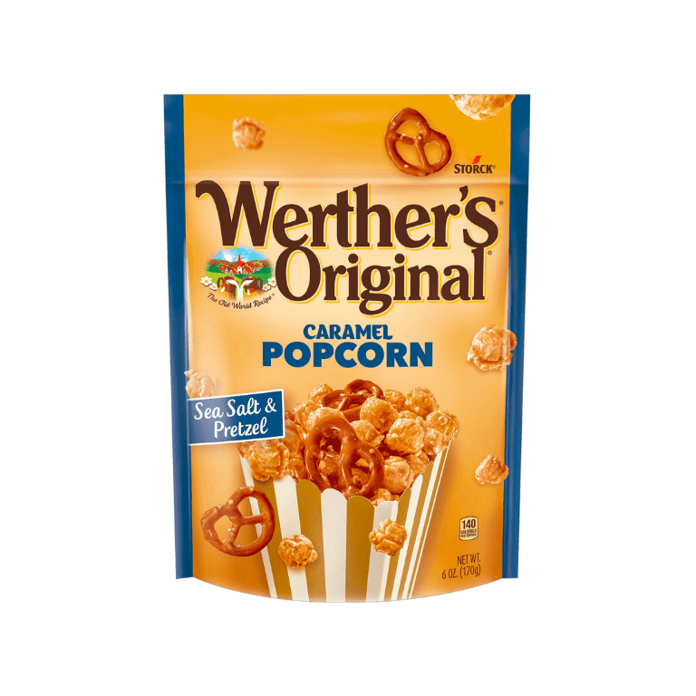 Werthers Original Caramel Popcorn with Pretzels & Seasalt - Sweet Joint