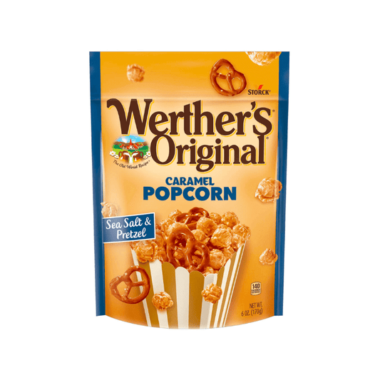 Werthers Original Caramel Popcorn with Pretzels & Seasalt - Sweet Joint