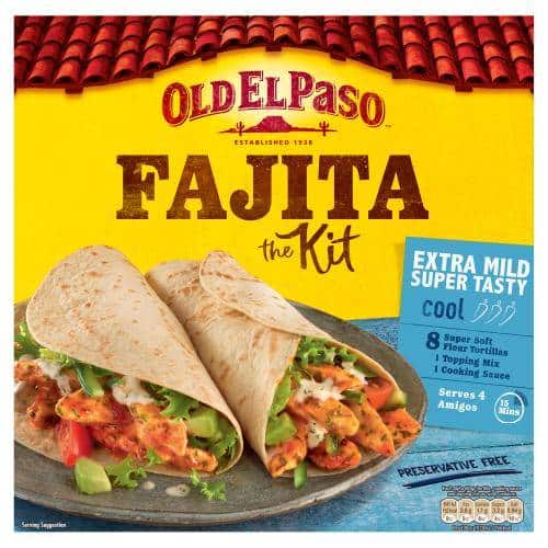 Old El Paso Extra Mild Fajita Kit 476 gr - Sweet Joint