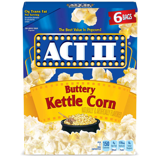 Act II Kettle Corn Microwave Buttery Kettle - Sweet Joint