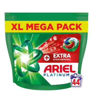 Ariel Extra Stain Rem Plat Pods Mega Pack 44 wsh - Sweet Joint