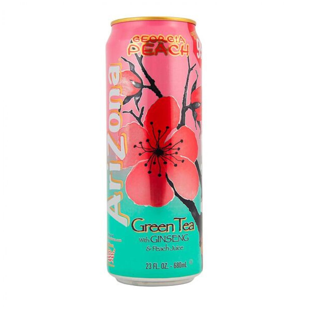 Arizona Iced Ginseng Tea Peach Can - Sweet Joint