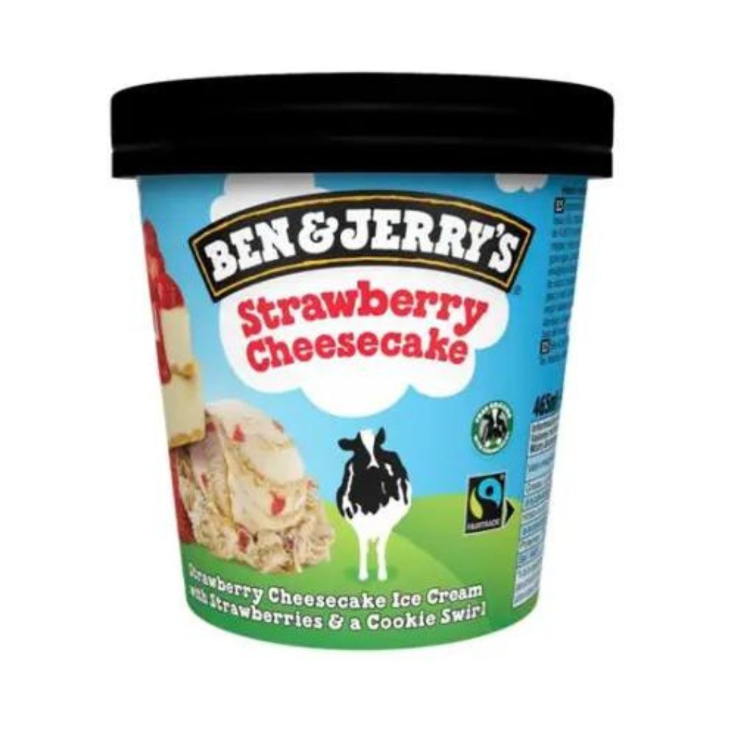 Ben & Jerry'S Strawberry Cheesecake 465 Ml - Sweet Joint