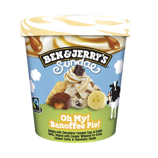 Ben & Jerrys Sundae Banoffee Pie 427 Ml - Sweet Joint