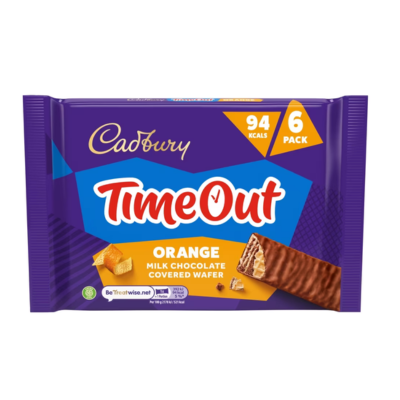 Cadbury Timeout Orange Wafer Bar 6 pack 108 gr - Sweet Joint