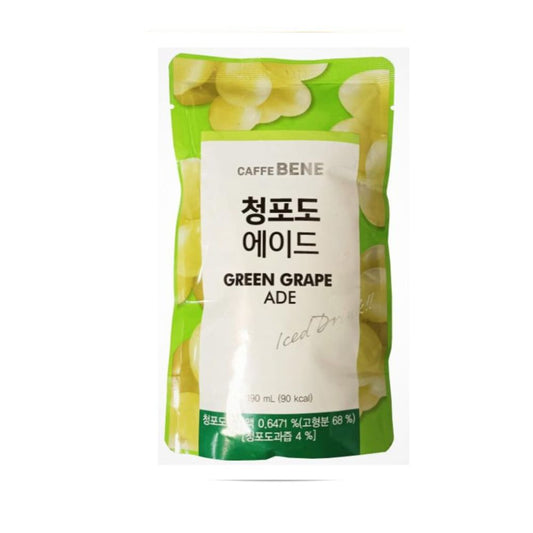 Caffe Bene Green Grape Ade 190 ML - Sweet Joint