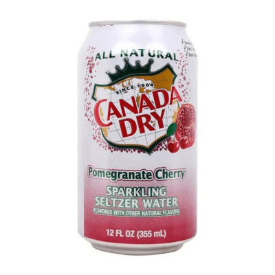 Canada Dry Sparkling Water Pomegranate Cherry 355 Ml - Sweet Joint