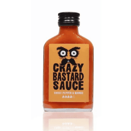 Crazy Bastard Sauce Ghost Pepper & Mango 100ml - Sweet Joint