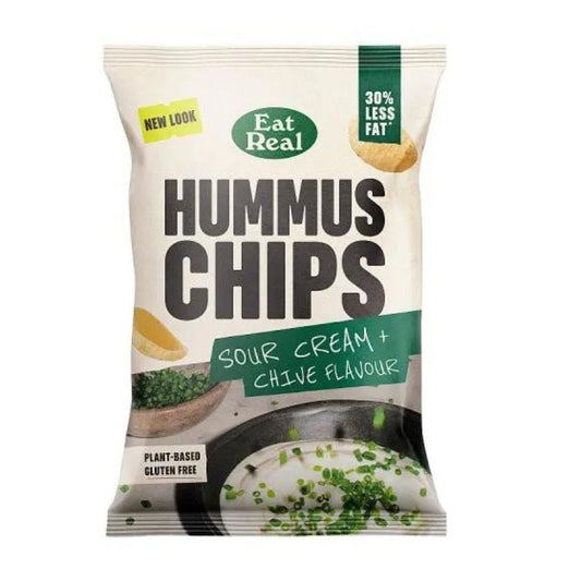 Eat Real Hummus Sour Cream & Chive Chips 110 gr - Sweet Joint